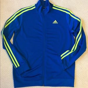 Adidas Royal Blue Track Jacket 14-16 L